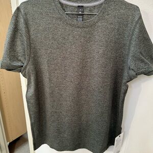 Lululemon Men's Heather Olive Green Soft Jersey Short Sleeve T-Shirt